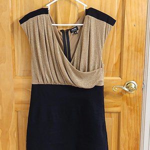 Black/Gold Bandage Mini